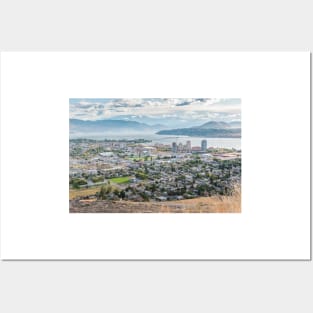 Kelowna City View from Knox Mountain Posters and Art